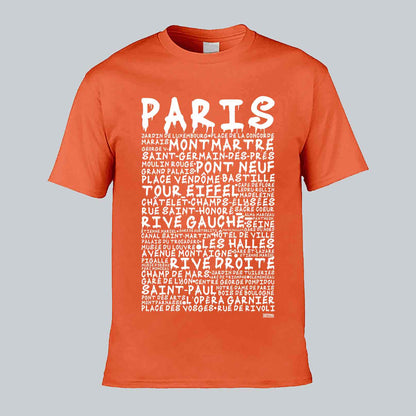 Paris Graffiti Text T-shirt