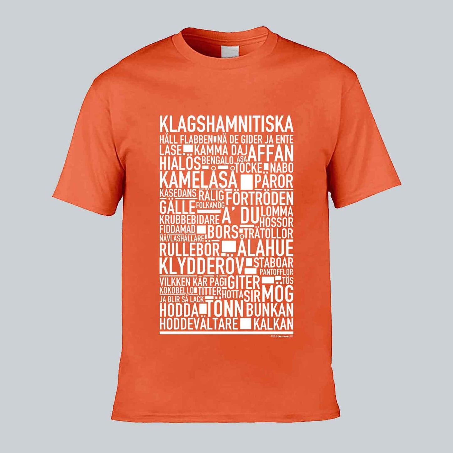 Klagshamnitiska Dialekt Text T-shirt