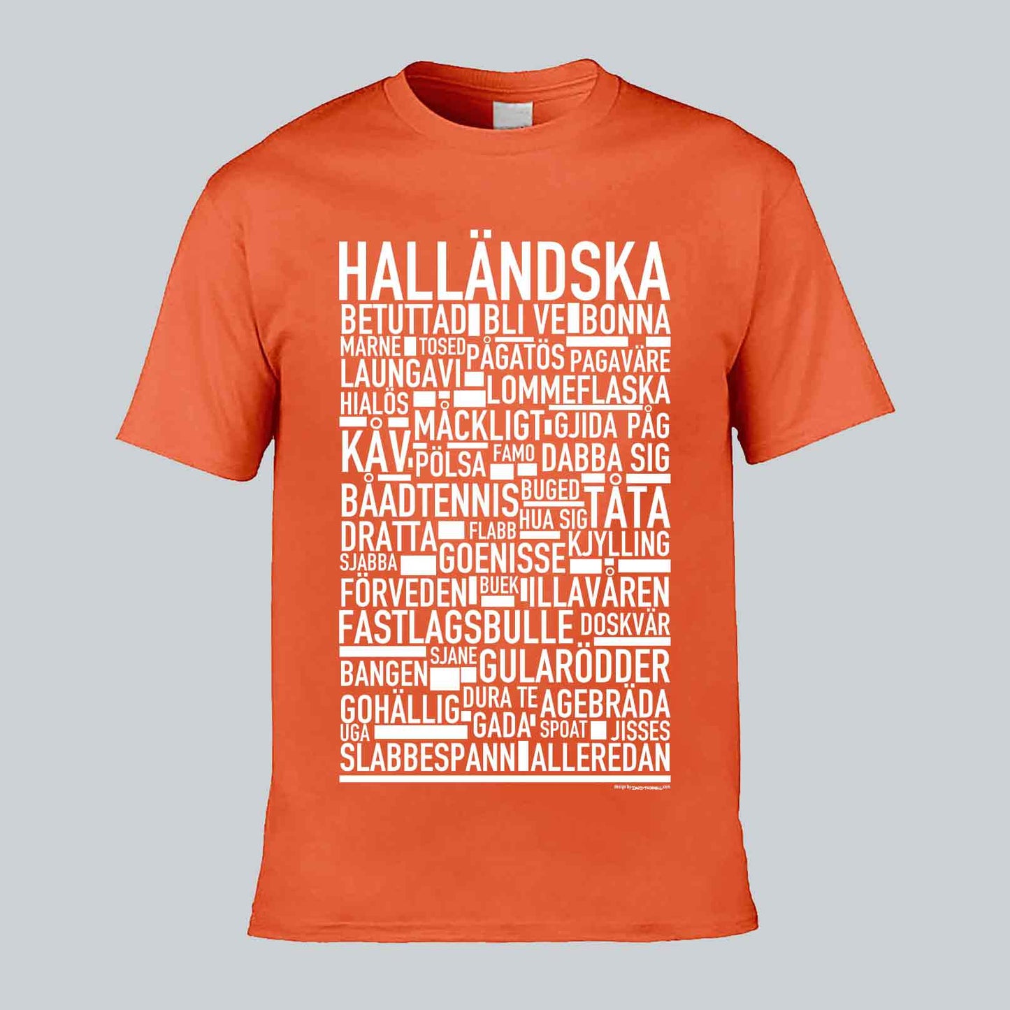 Halländska Dialekt Text T-shirt