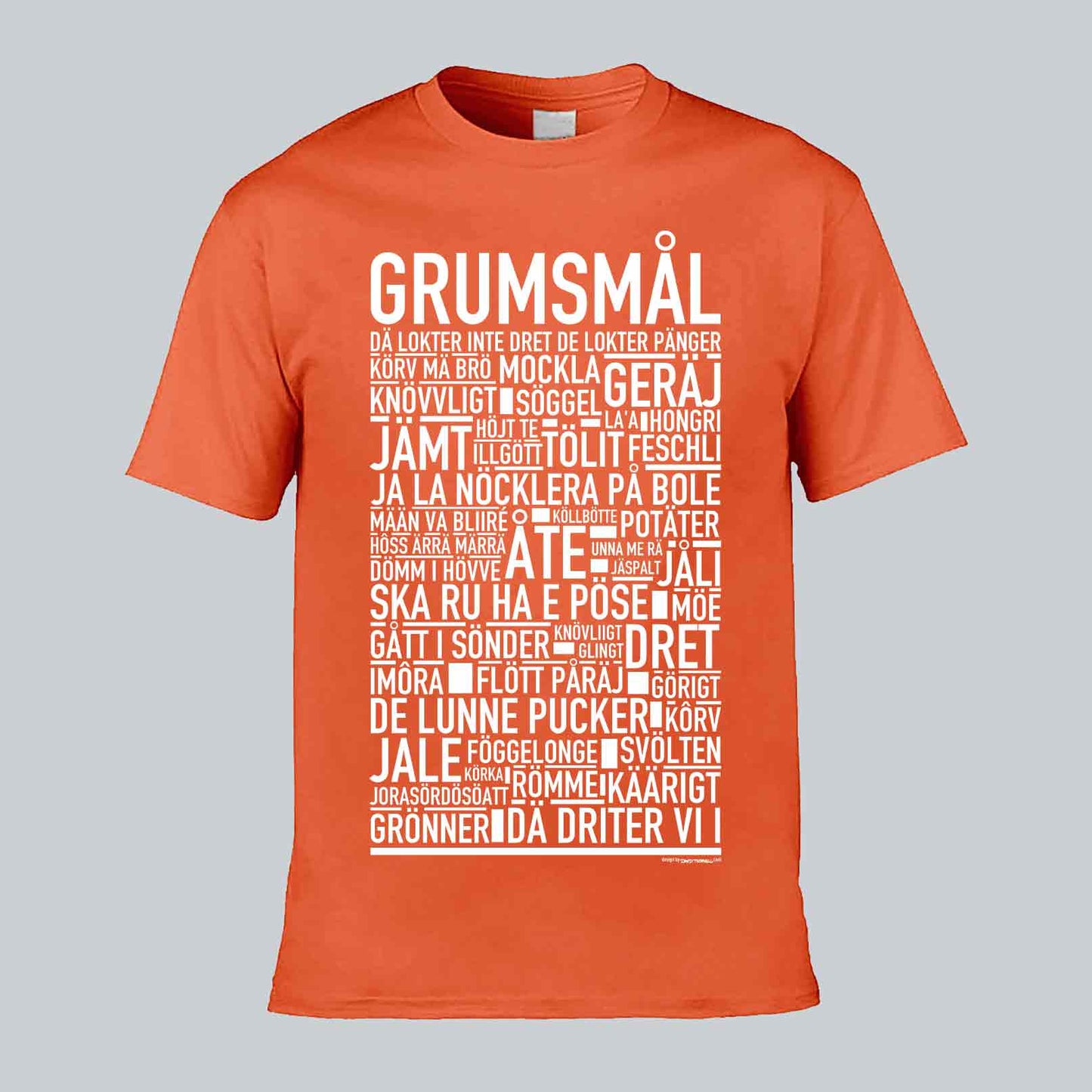 Grumsmål Dialekt Text T-shirt