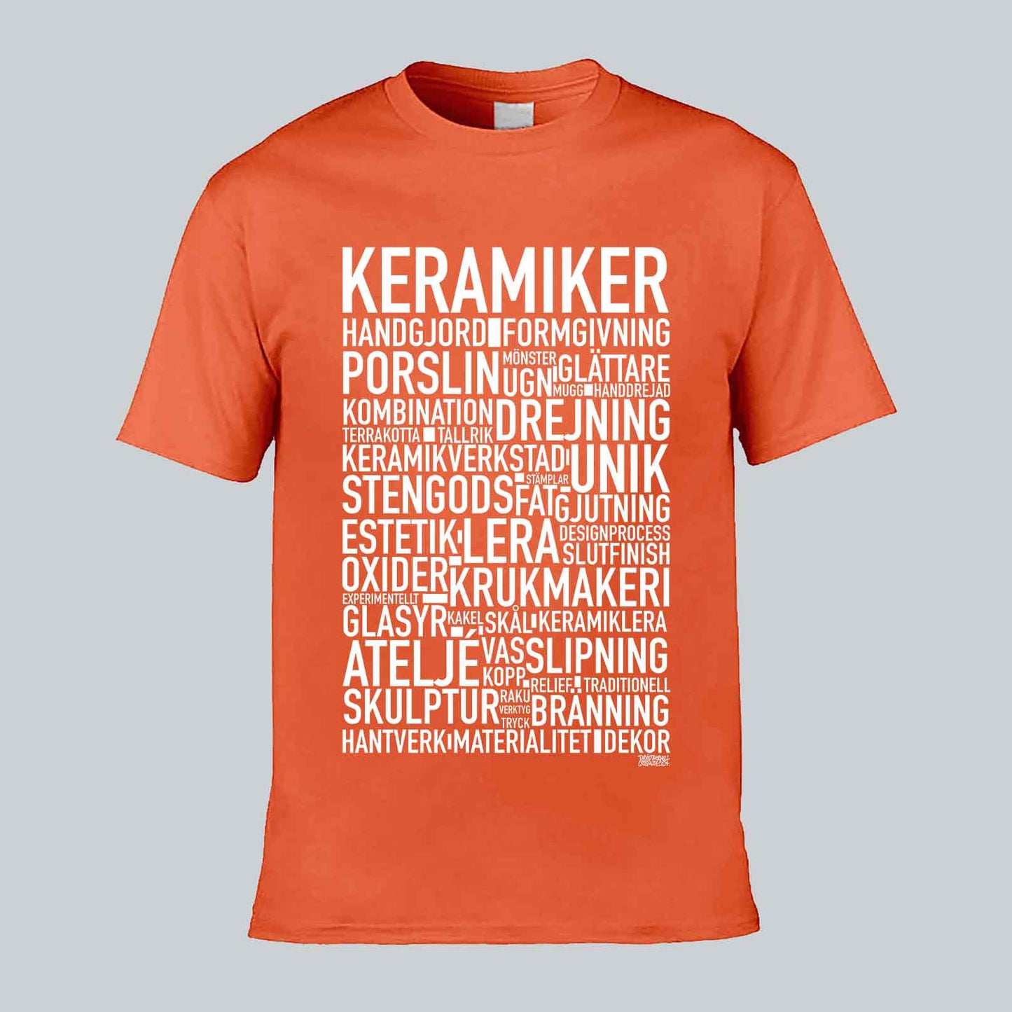 Keramiker Text T-shirt