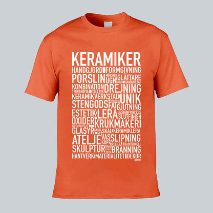 Keramiker Text T-shirt