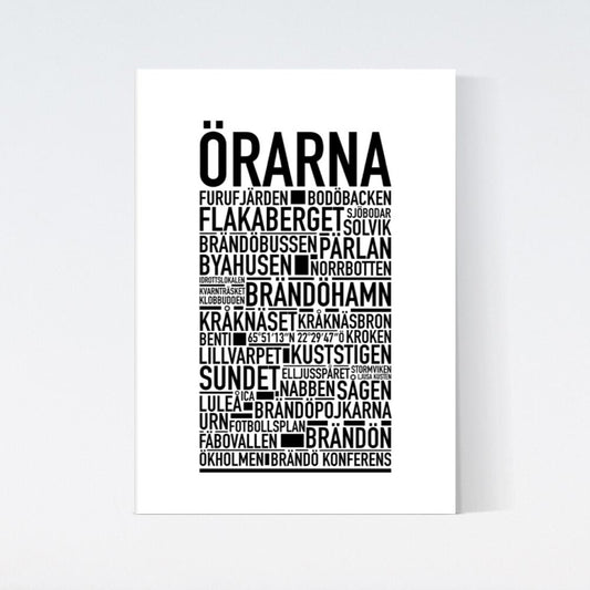 Örarna Text Poster