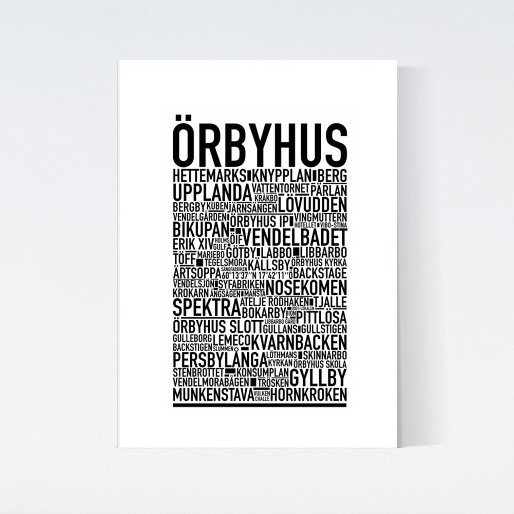 Örbyhus Text Poster