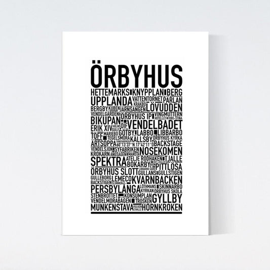 Örbyhus Text Poster