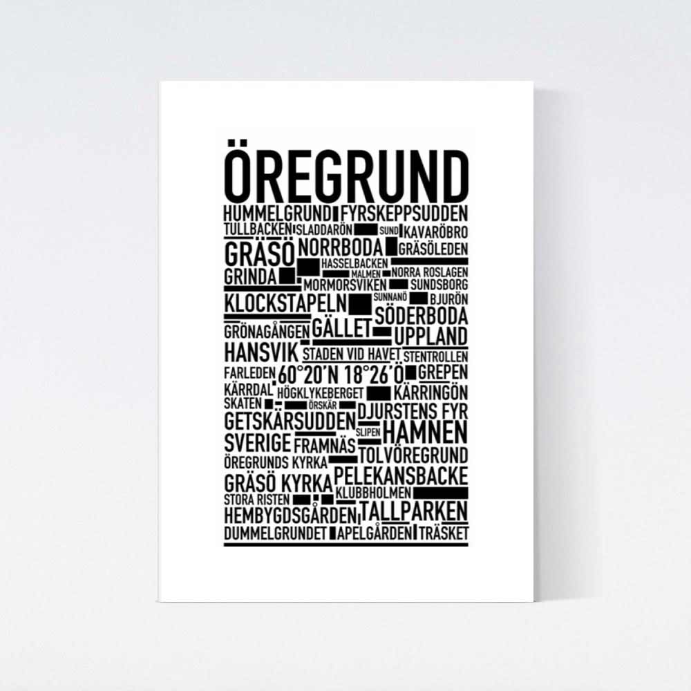 Öregrund Text Poster