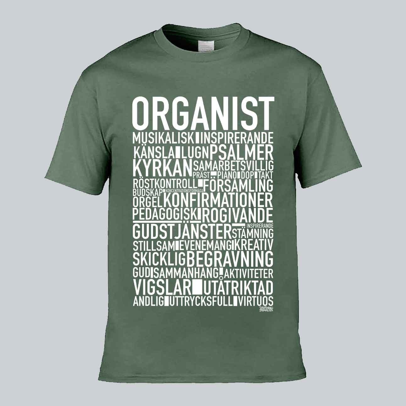 Organist Text T-shirt