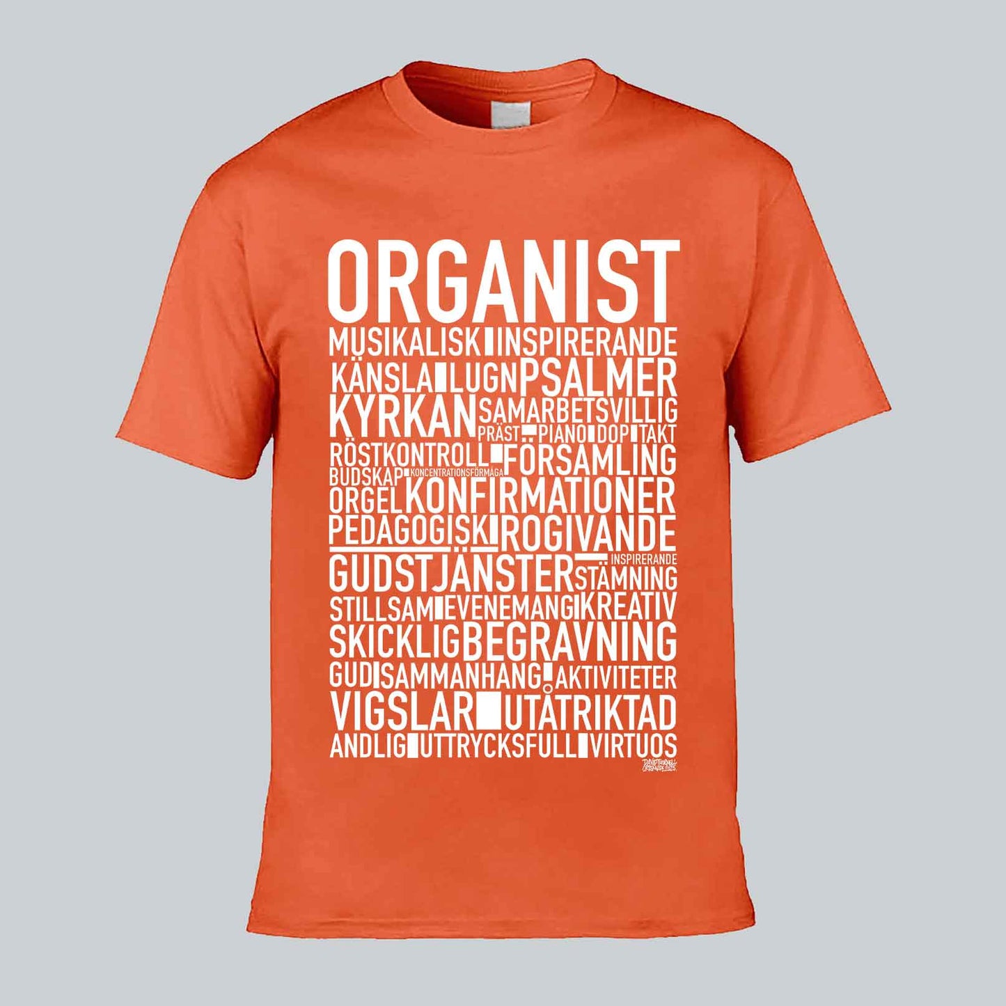 Organist Text T-shirt