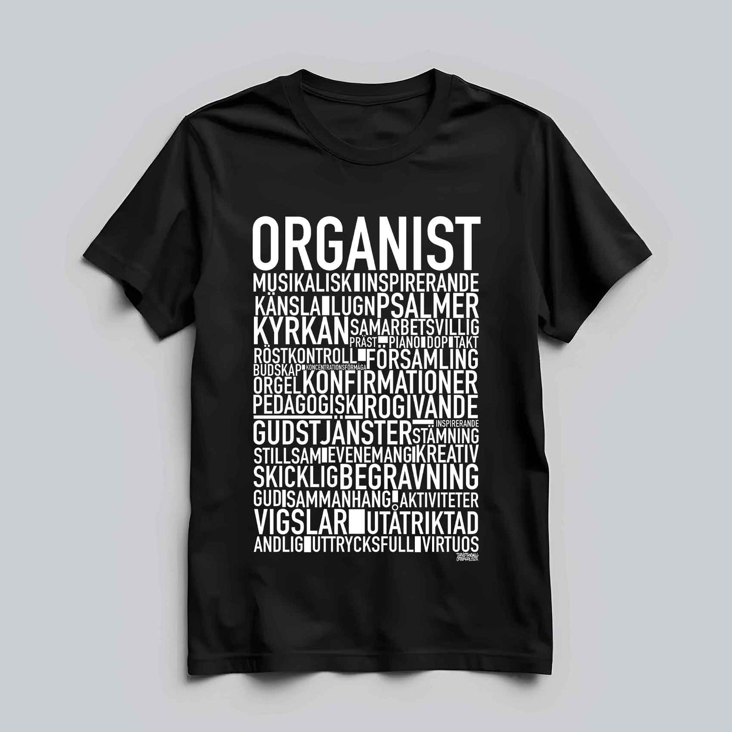 Organist Text T-shirt