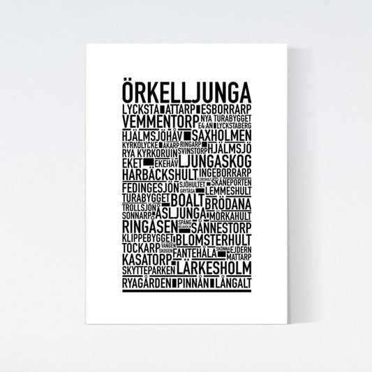Örkelljunga Text Poster