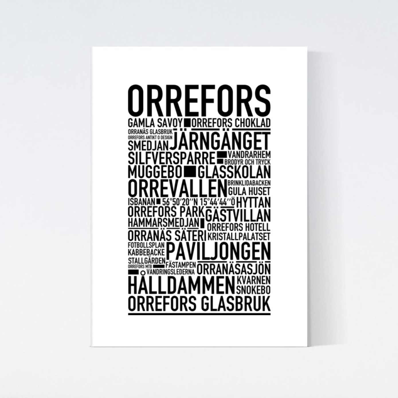 Orrefors Text Poster