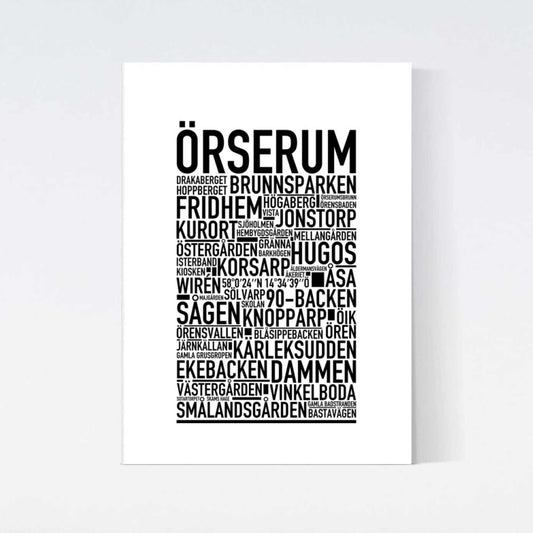 Örserum Text Poster