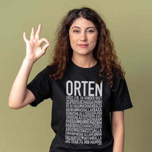 Orten Dialekt Text T-shirt