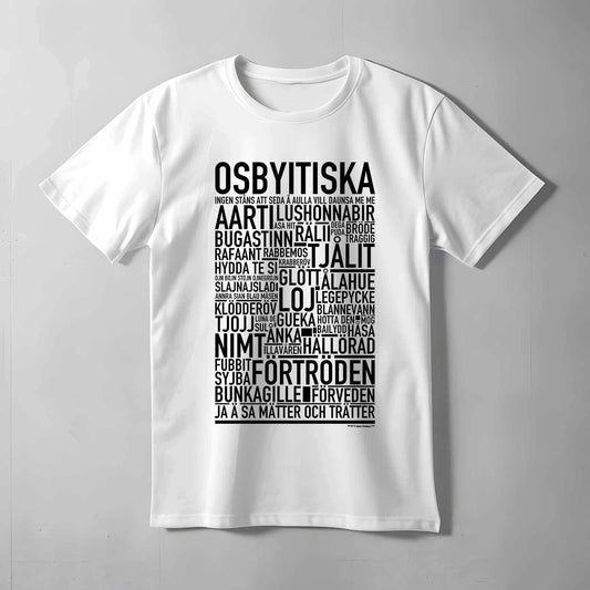Osbyitiska Dialekt Text T-shirt