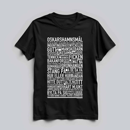 Oskarshamnsmål Dialekt Text T-shirt