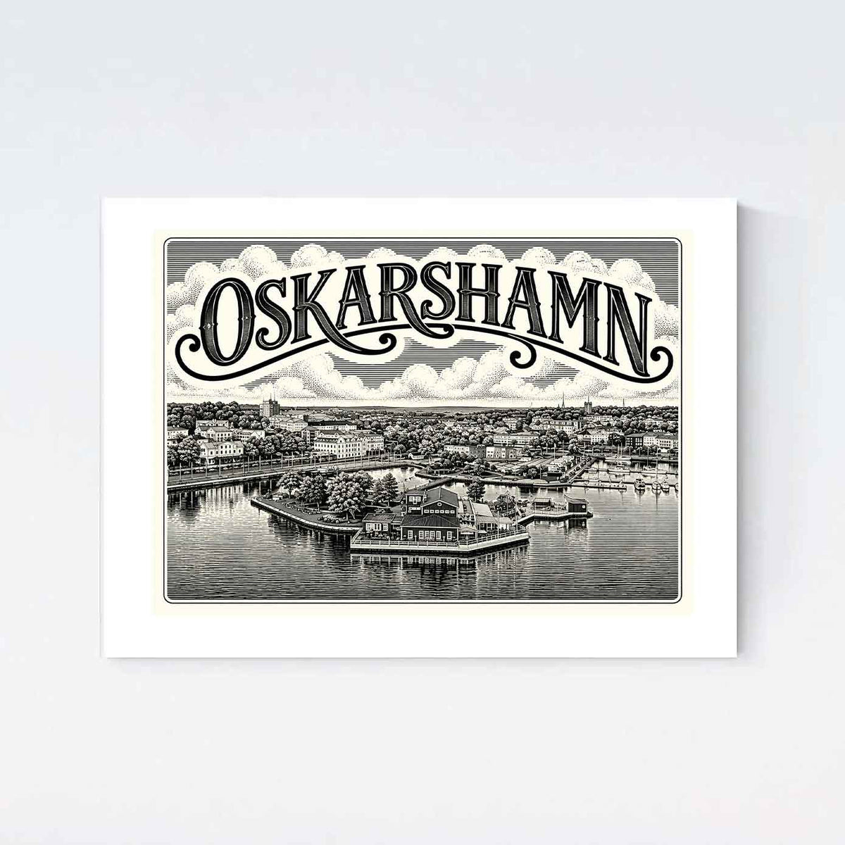 Oskarshamn Nostalgi Poster