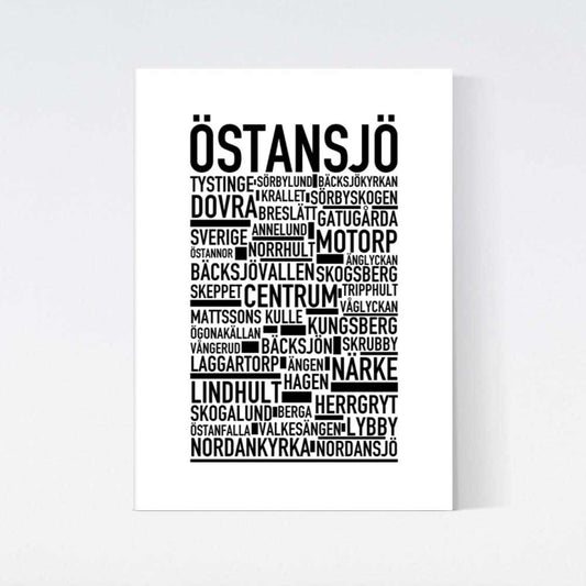 Östansjö Text Poster