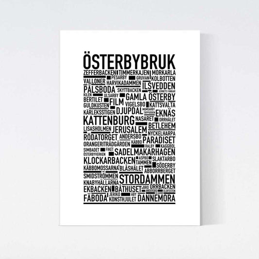 Österbybruk Text Poster
