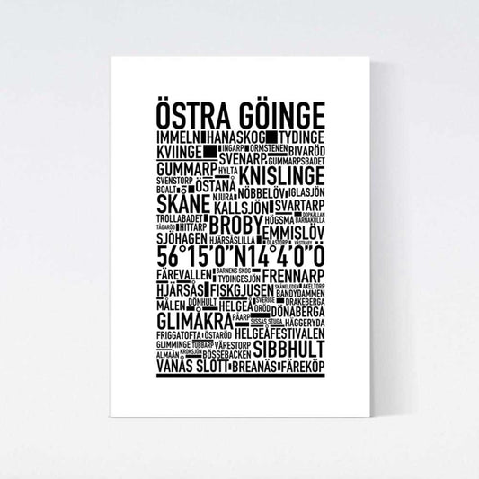 Östra Göinge Text Poster