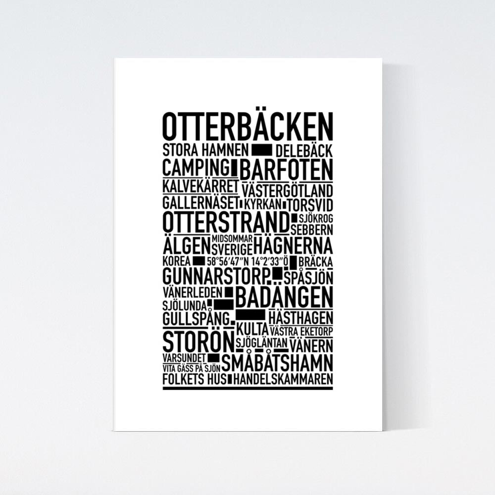 Otterbäcken Text Poster