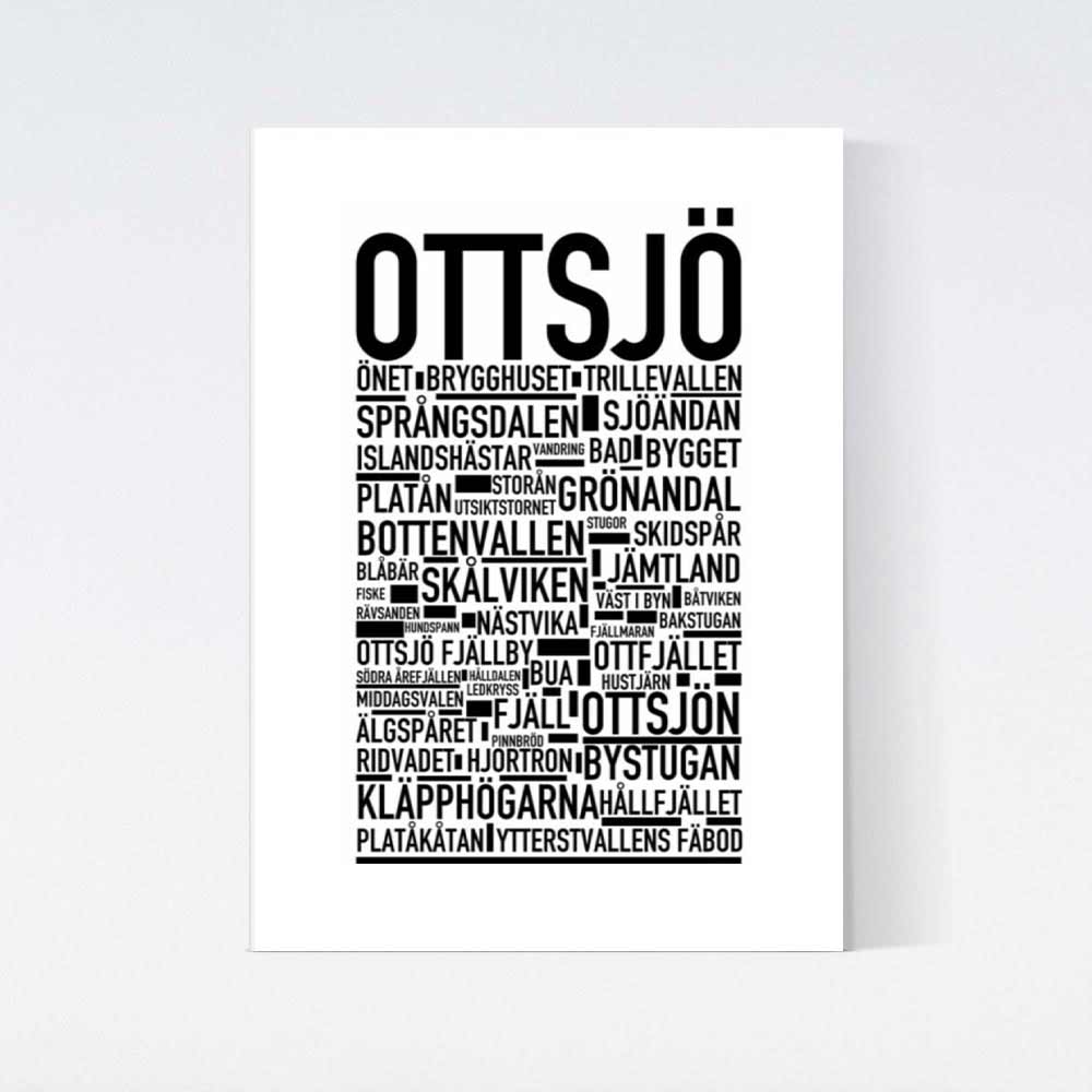Ottsjö Text Poster