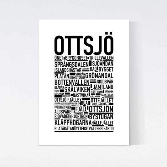Ottsjö Text Poster