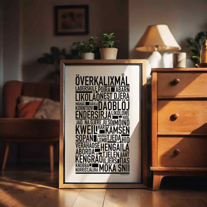 Överkalixmål Dialekt Text Poster