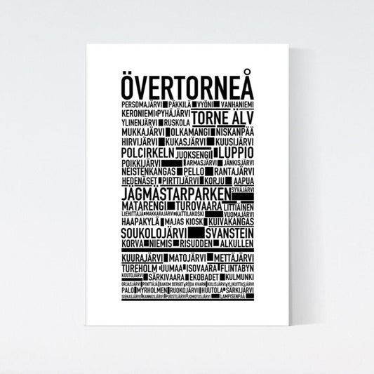 Övertorneå Text Poster
