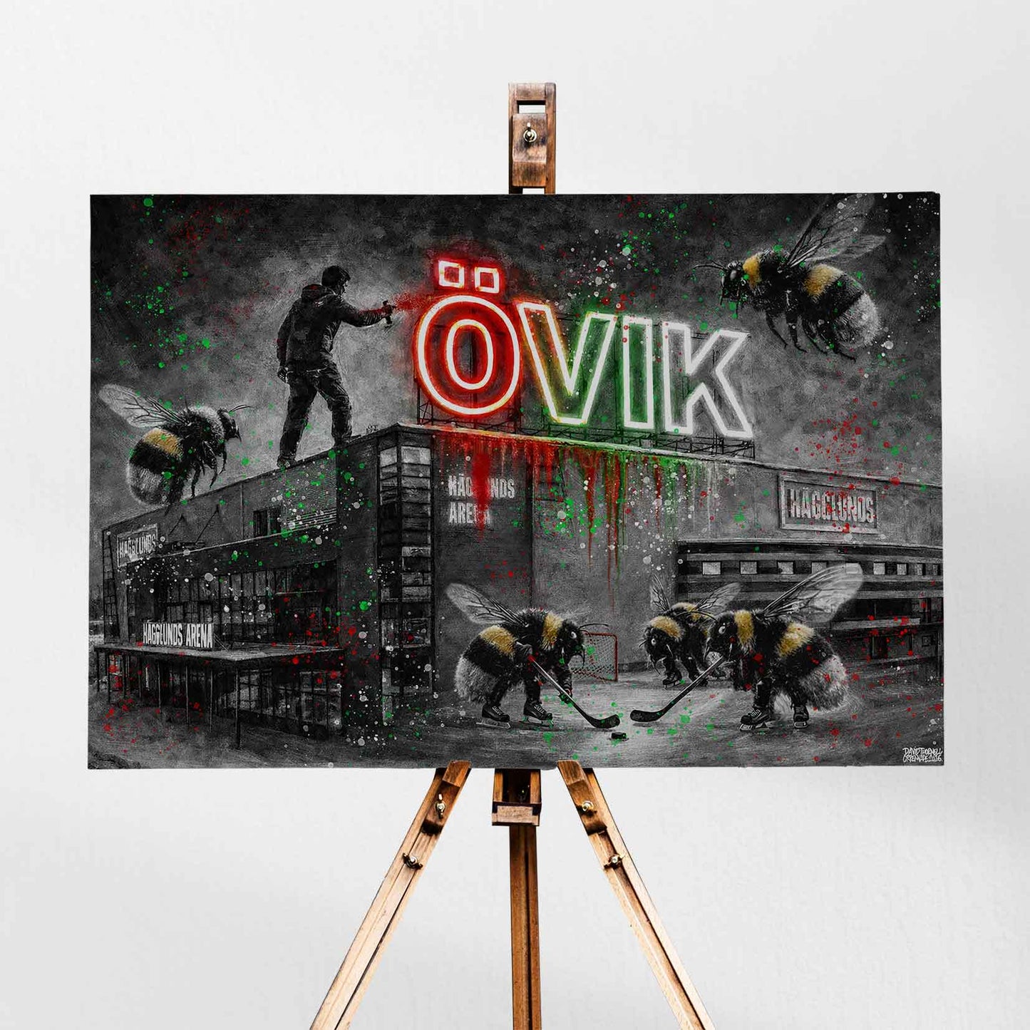 Övik Hägglunds Arena Canvas