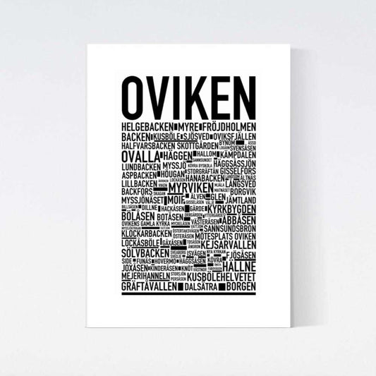 Oviken Text Poster