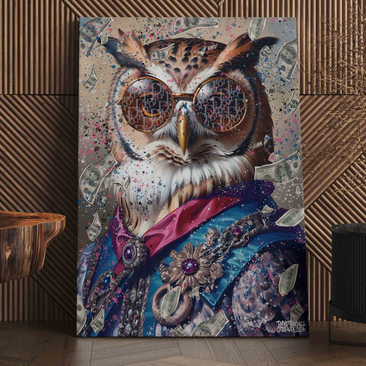 Owl King Canvas