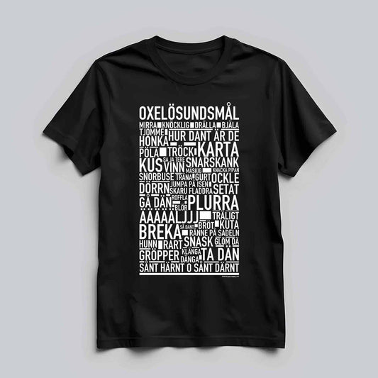 Oxelösundsmål Dialekt Text T-shirt