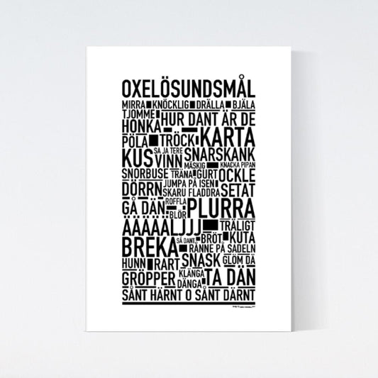 Oxelösundsmål Dialekt Text Poster