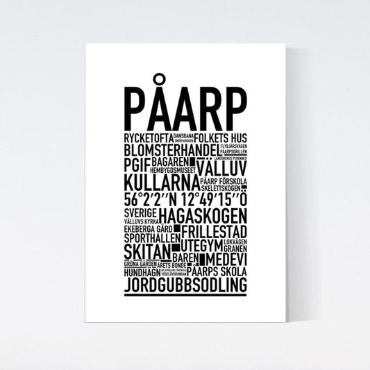 Påarp Text Poster