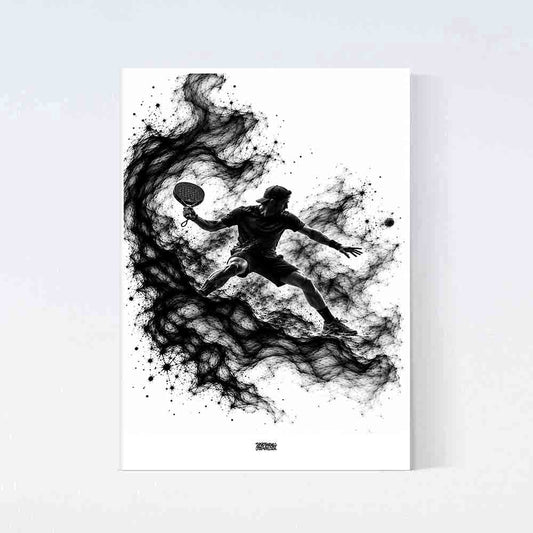 Padel Man Spelare Poster