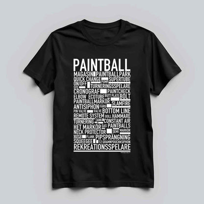 Paintball Text T-shirt