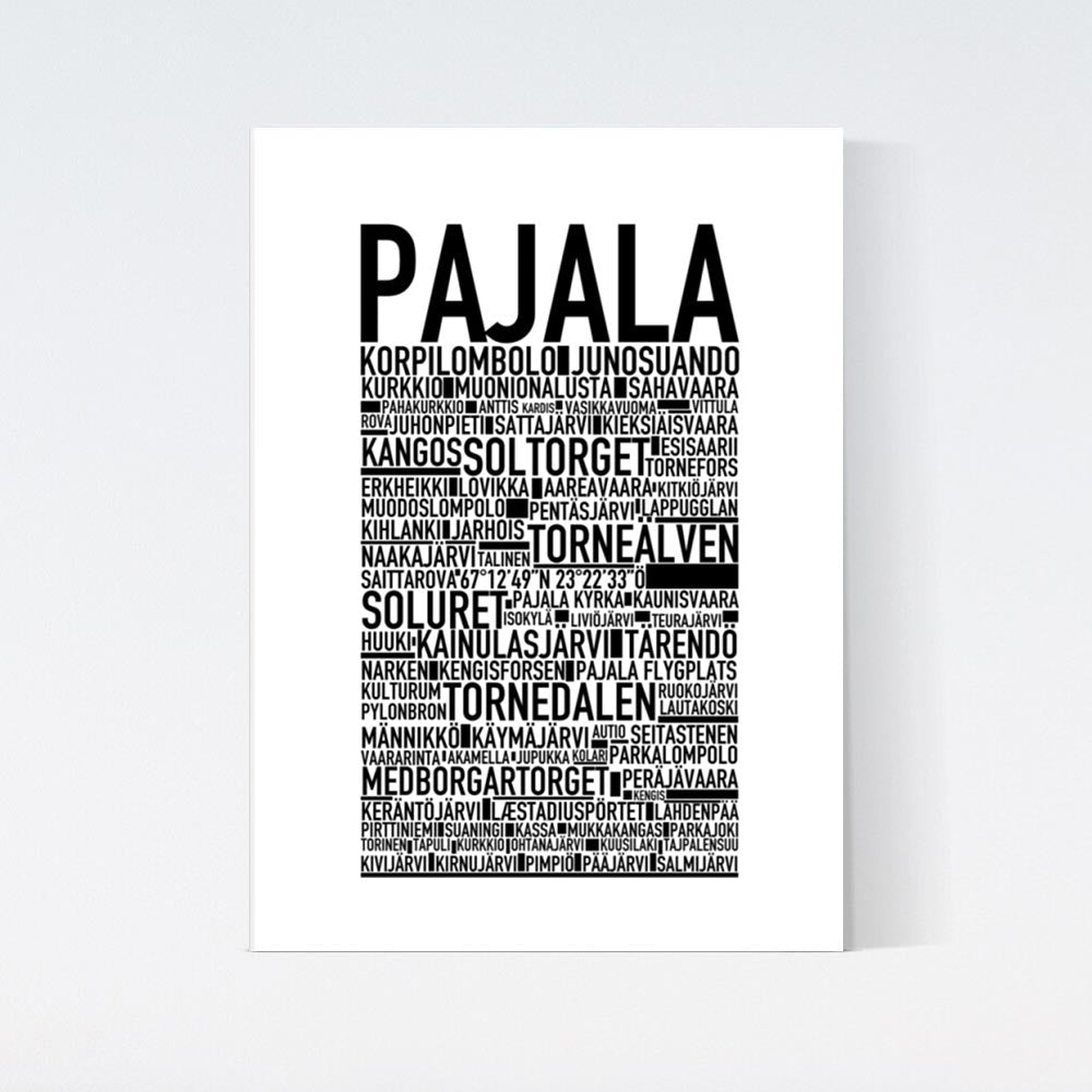 Pajala Text Poster