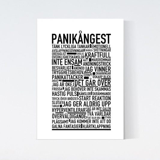Panikångest Text Poster