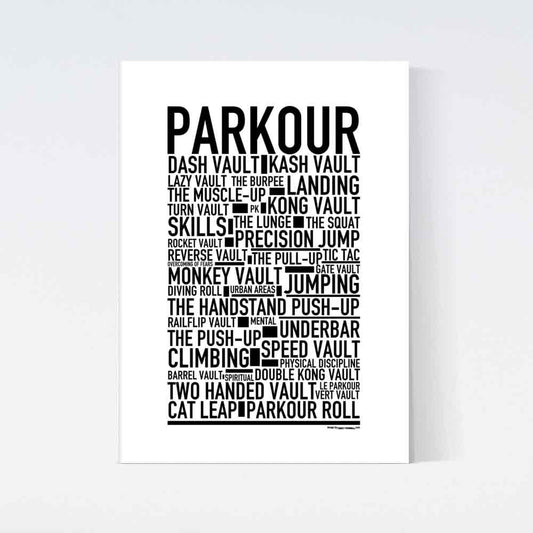 Parkour Text Poster