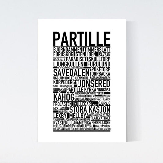 Partille Text Poster
