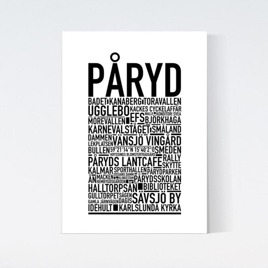 Påryd Text Poster