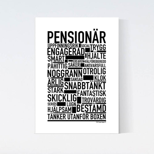 Pensionär Text Poster