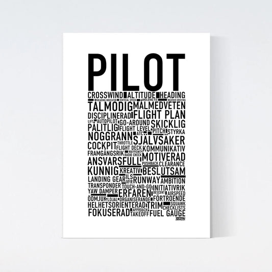 Pilot Text Poster