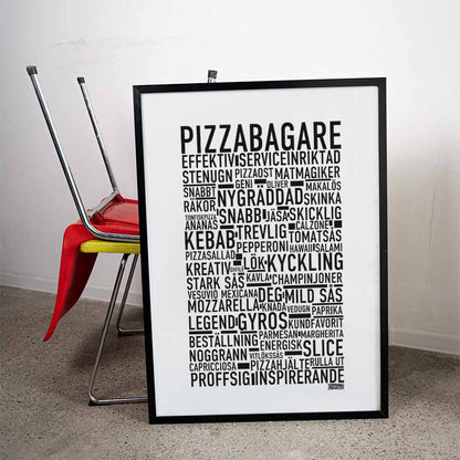 Pizzabagare Text Poster