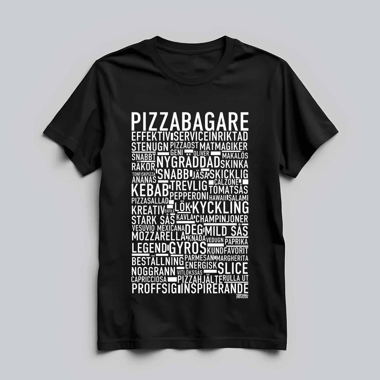 Pizzabagare Text T-shirt