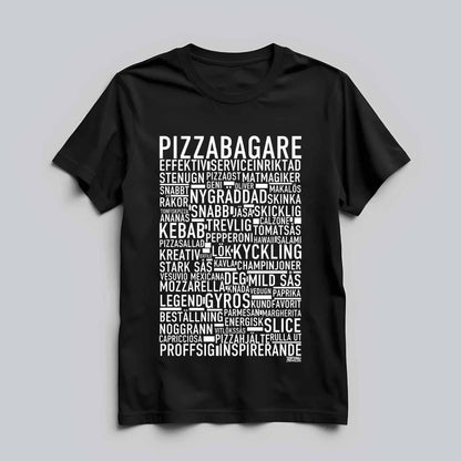 Pizzabagare Text T-shirt
