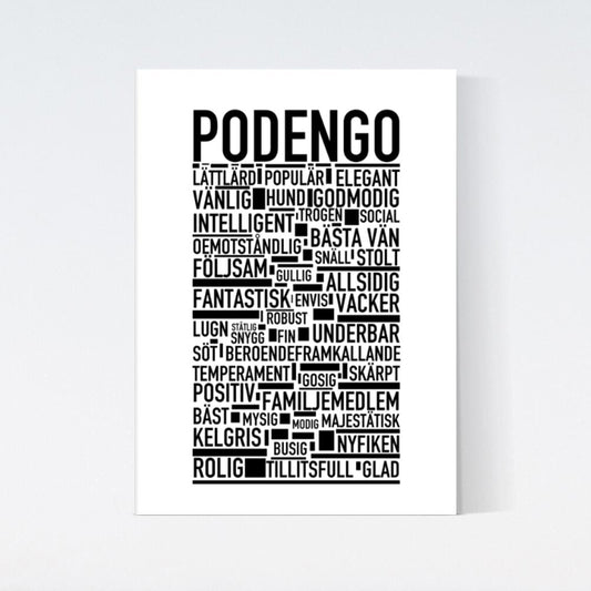 Podengo Text Poster