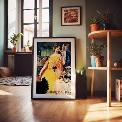 Champagne Pol Roger Poster