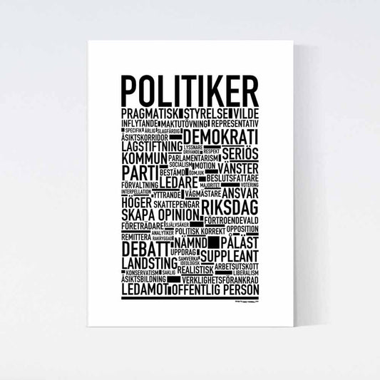 Politiker Text Poster