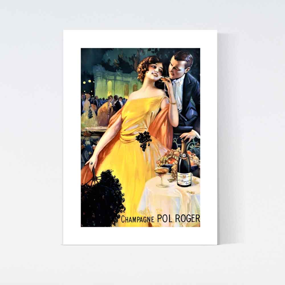 Champagne Pol Roger Poster